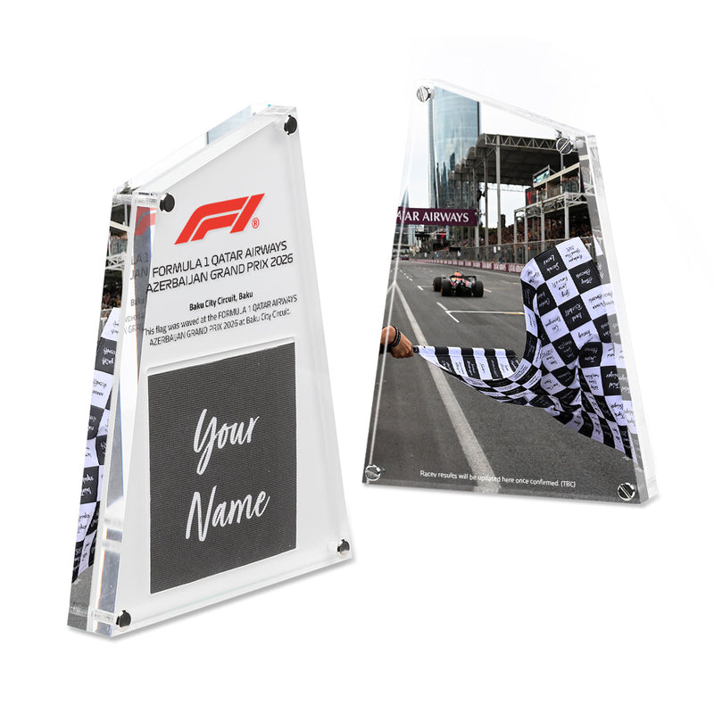 Azerbaijan GP 2026 - Personalised F1® Flag