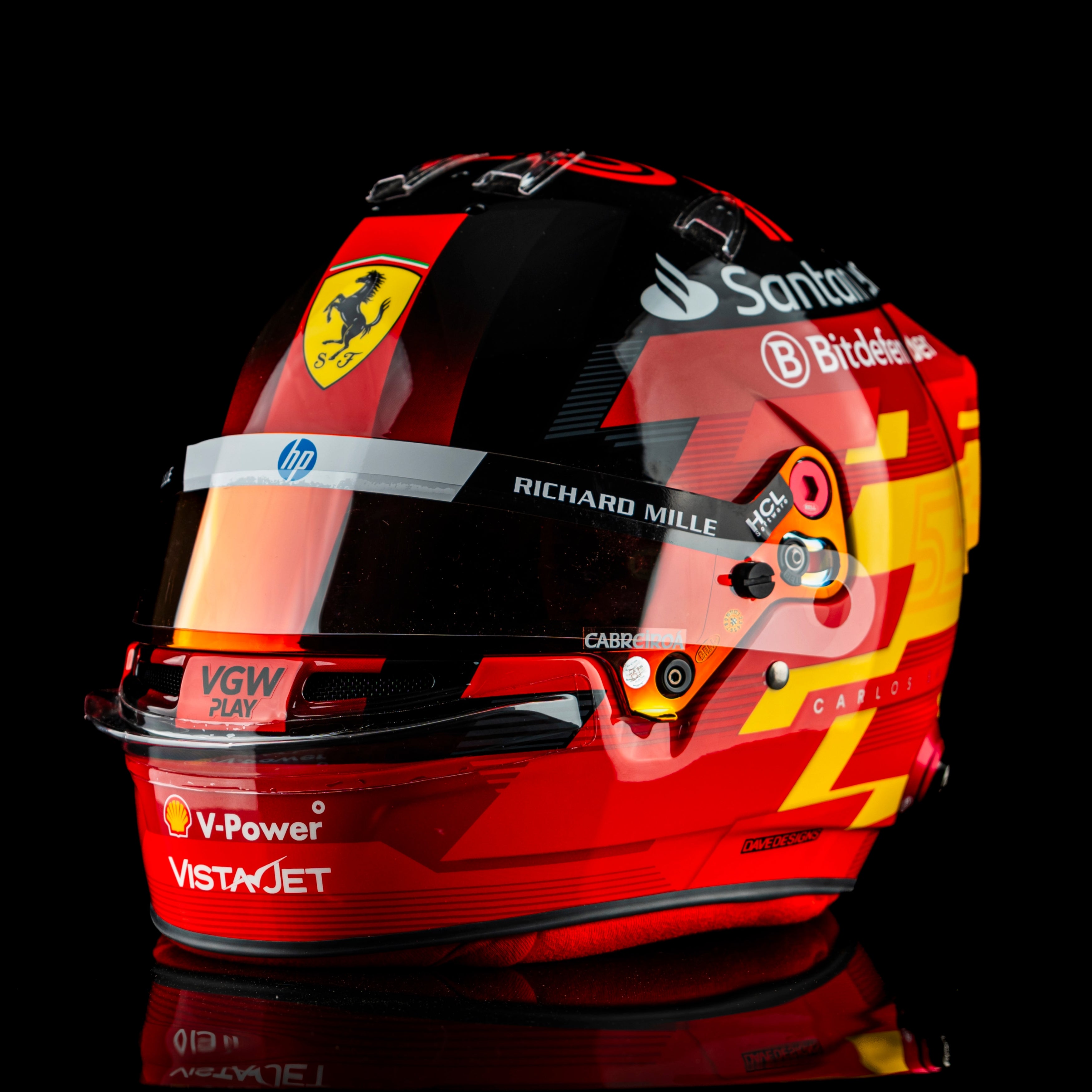 Carlos Sainz Bell Official Replica Helmet – 2024 Formula One Season