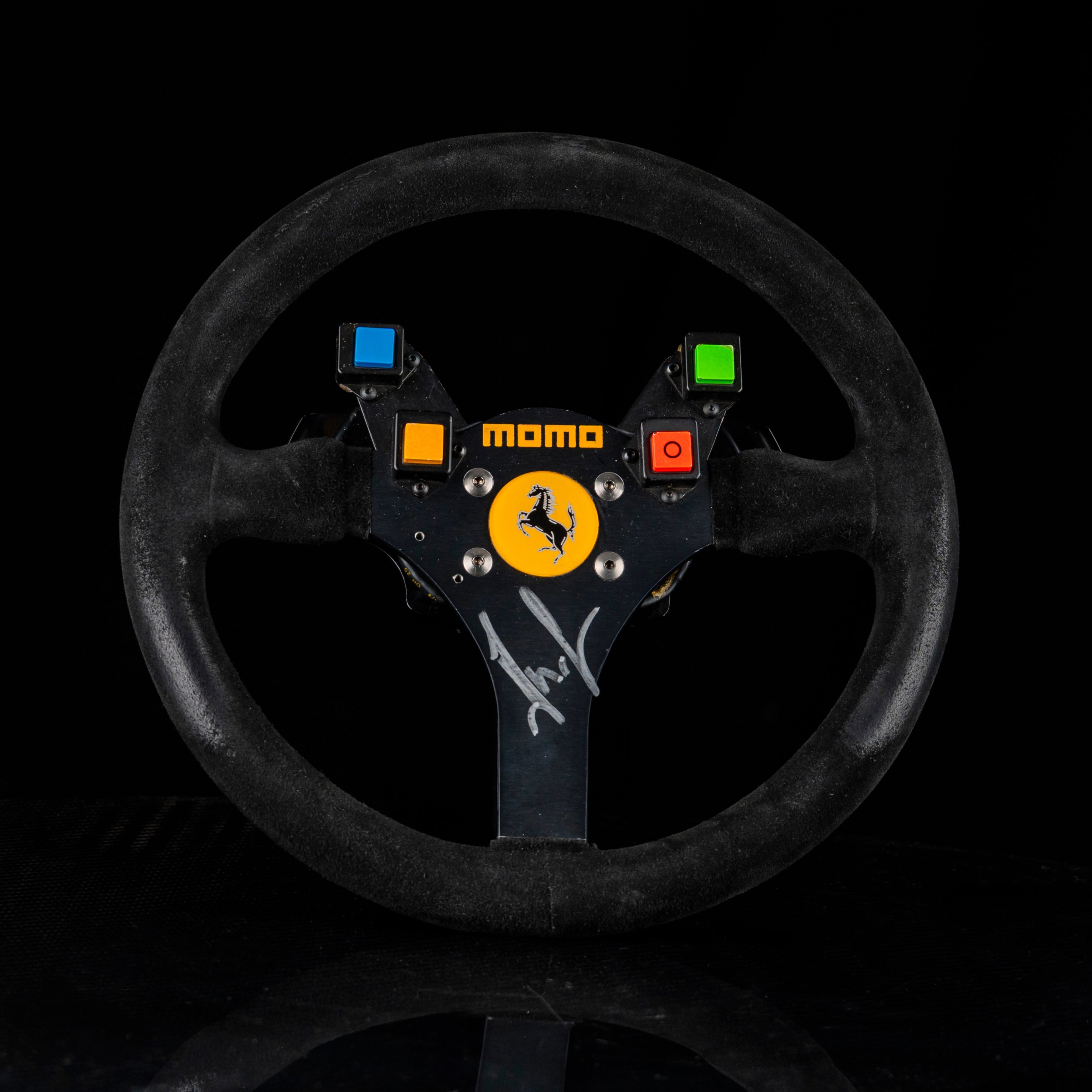 Gerhard Berger Scuderia Ferrari Grand Prix Used Steering Wheel – 1993 Formula One Season