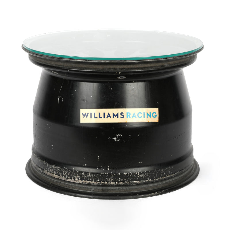 Atlassian Williams Racing Alex Albon race-used front wheel rim table Las Vegas Grand Prix collectible