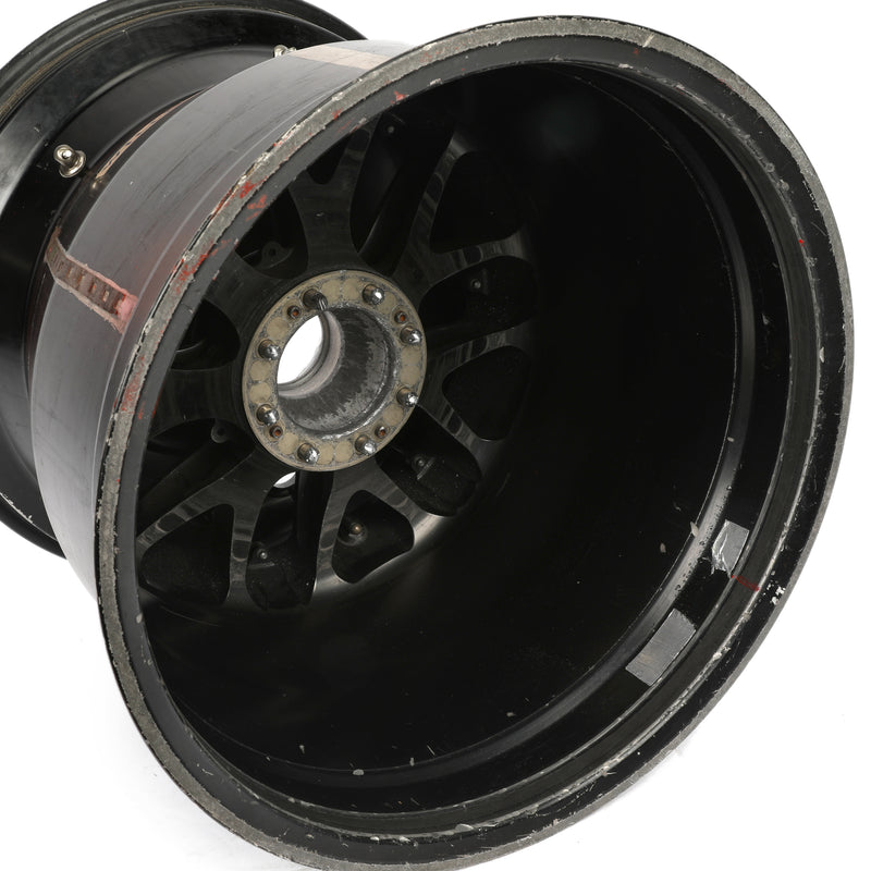 2023 Williams Racing rear wheel rim table raced by Alex Albon at the Dutch Grand Prix memorabilia display