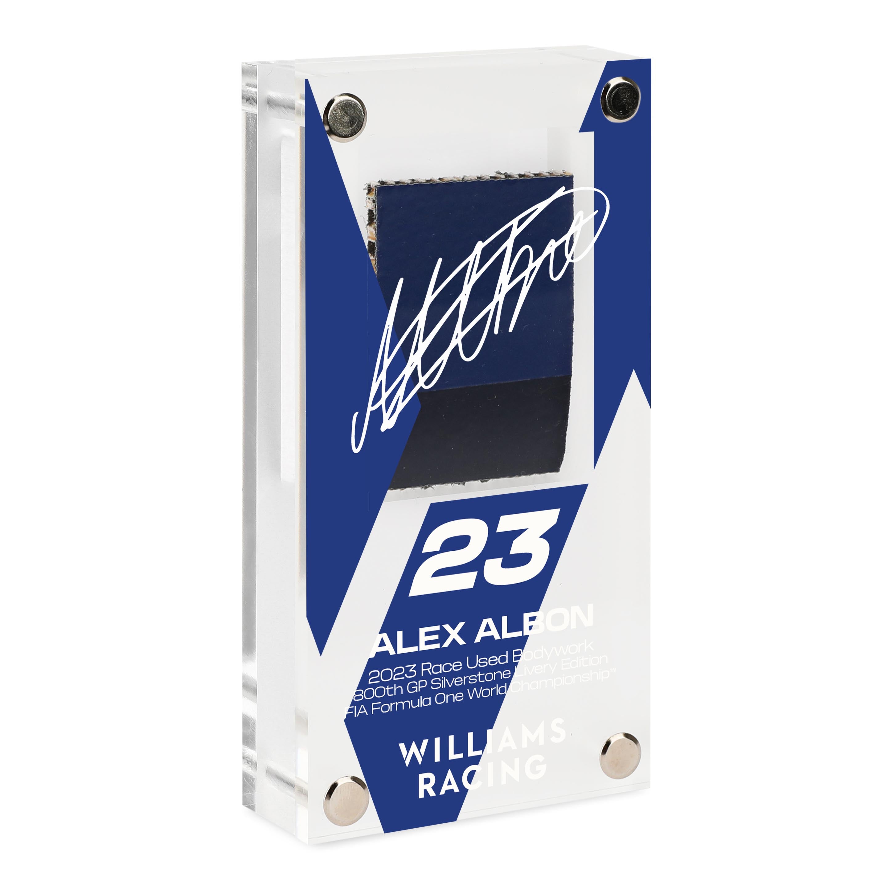 Alex Albon 2023 800th Grand Prix Williams Bodywork in Acrylic