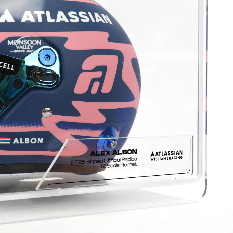 Alex Albon 2025 Signed 1:2 Scale Helmet