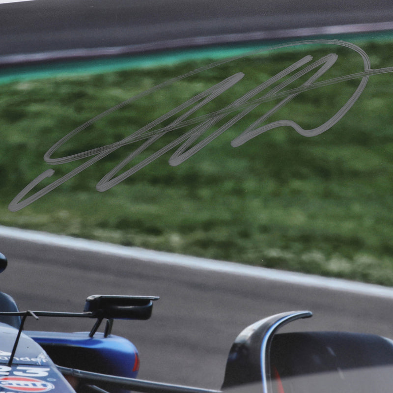 Alex Albon 2025 Atlassian Williams Racing Signed Print - Emilia-Romagna GP