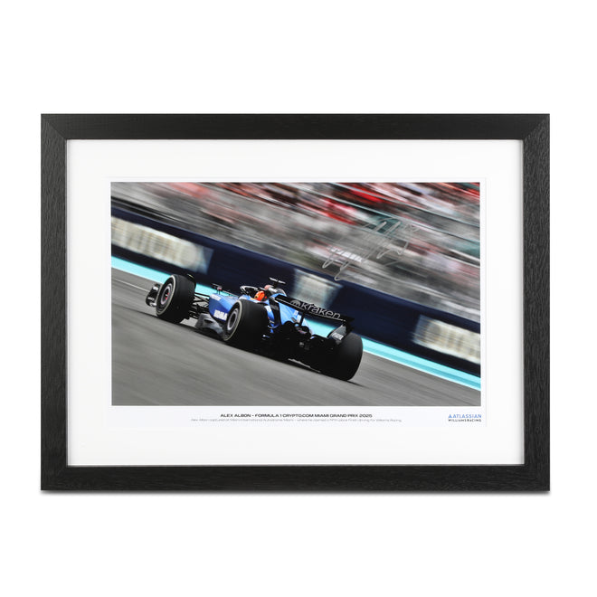 Alex Albon 2025 Atlassian Williams Racing Signed Photo - Emilia-Romagna GP