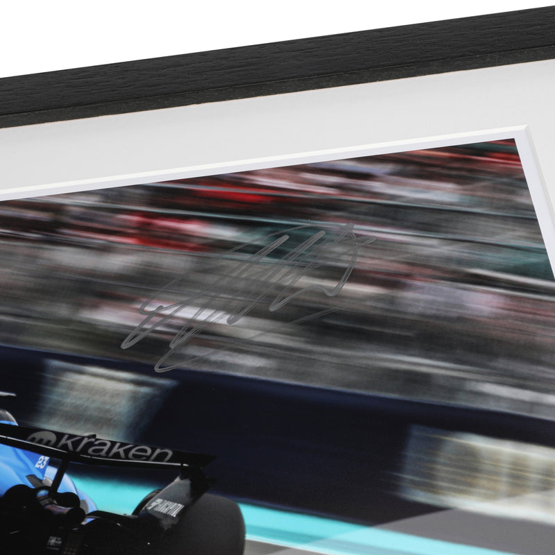 Alex Albon 2025 Atlassian Williams Racing Signed Photo - Emilia-Romagna GP
