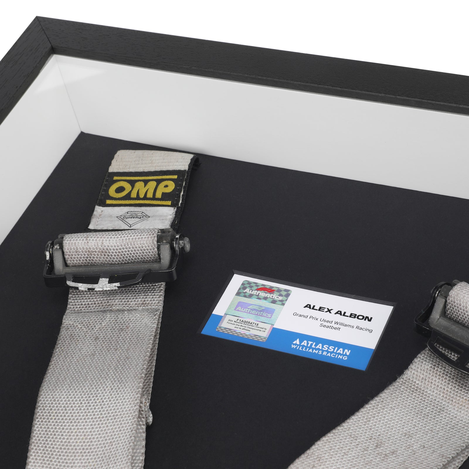 LOT 767 - Alex Albon Grand Prix Used Williams Racing Seatbelts
