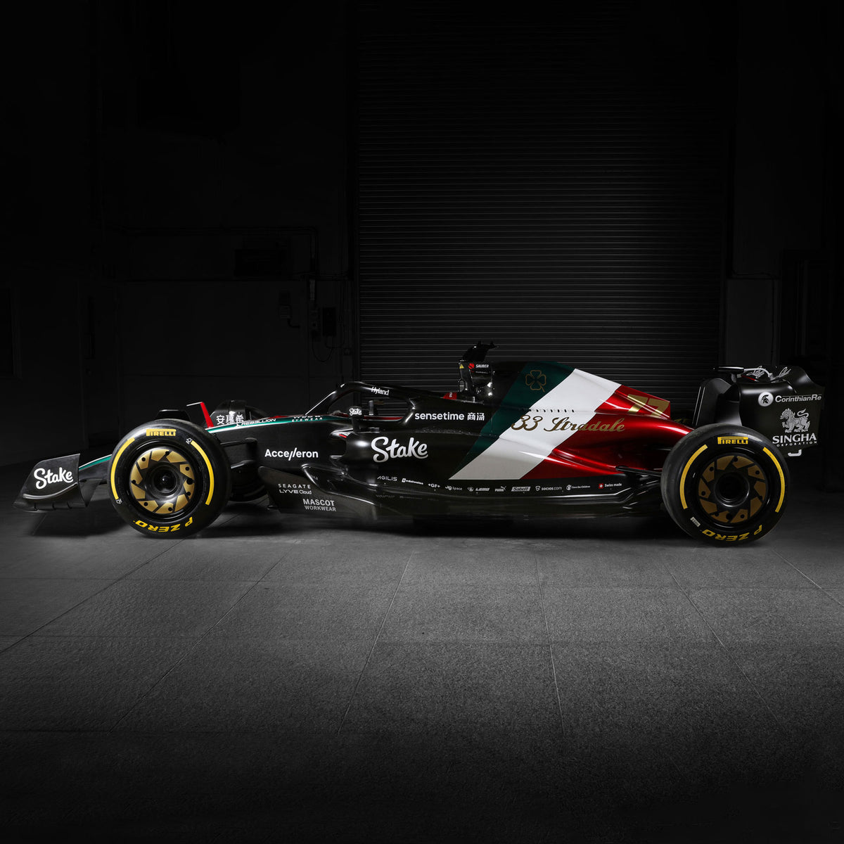 Team Romeo 2023 Alfa Romeo F1 Team C43 Show Car - Special Edition Monza Livery