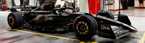 2023 Alfa Romeo F1® Team Stake C43 Official Las Vegas livery show car, full-size Formula 1-inspired display vehicle for premium collector display