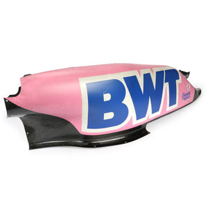 BWT Alpine Formula One Team 2022 left-hand sidepod, genuine Formula 1 race-used bodywork and motorsport memorabilia for collectors