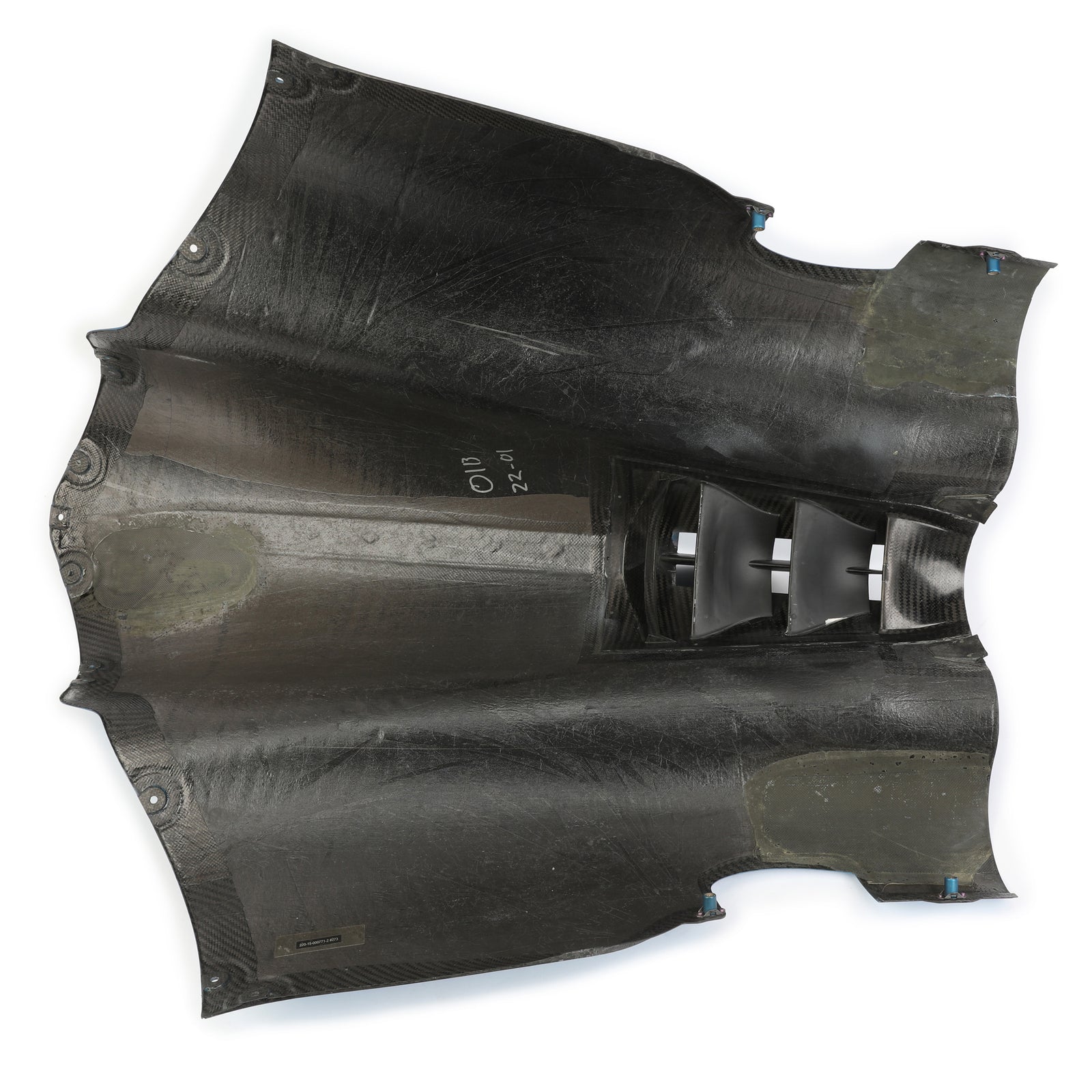 Auction LOT 043 - Alpine 2022 Used Bonded Rearward Engine Cover- Blue