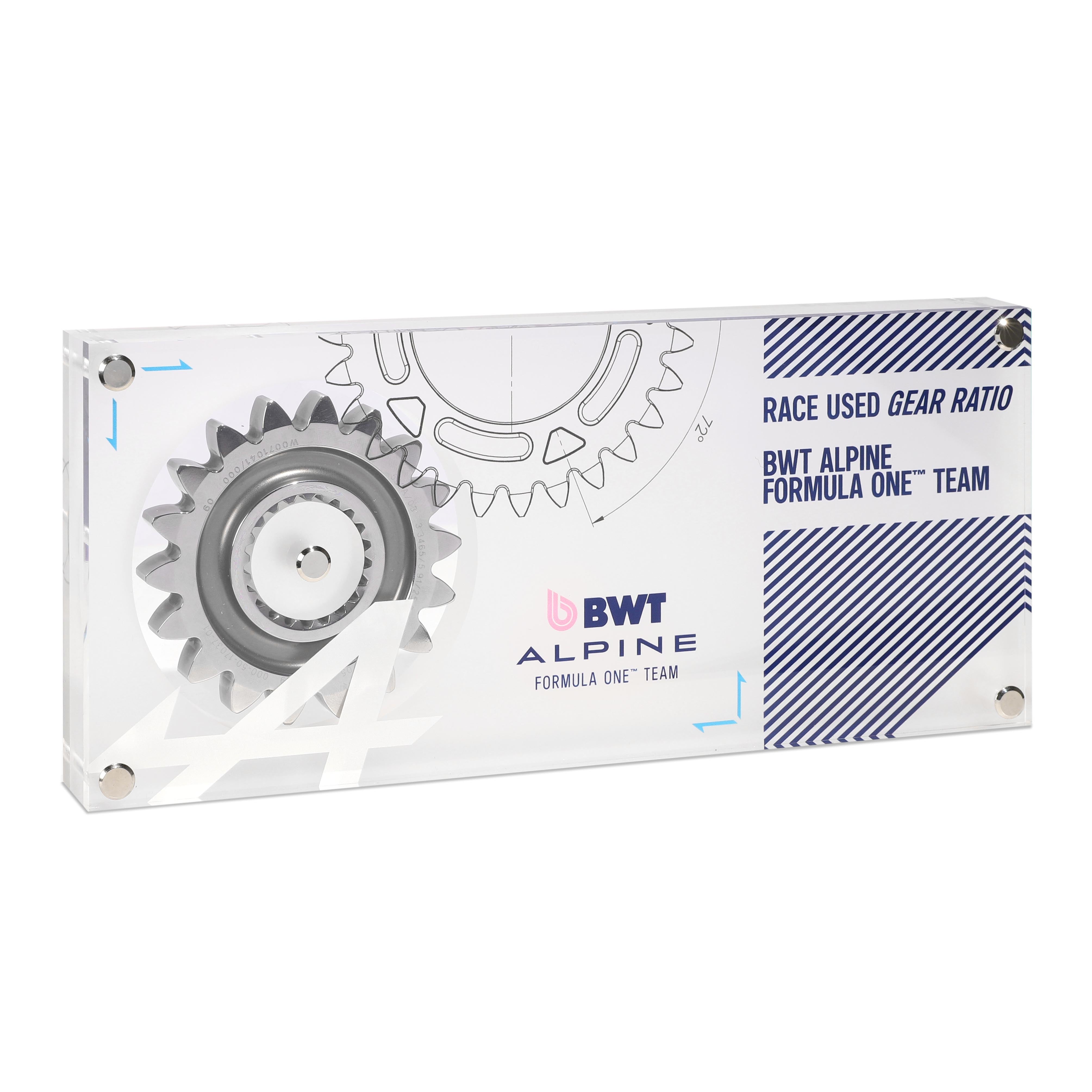 BWT Alpine Formula One™ Team Gear Ratio Acrylic