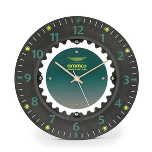 Aston Martin Aramco F1 Team brake disc clock authentic motorsport inspired timepiece display