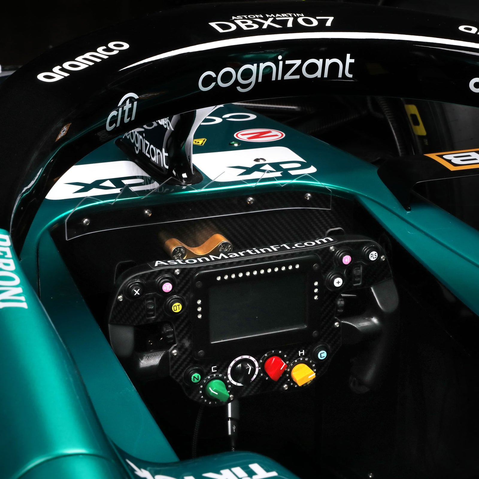 Official Aston Martin Aramco Cognizant Formula One® Team 2023 AMR23 Show Car