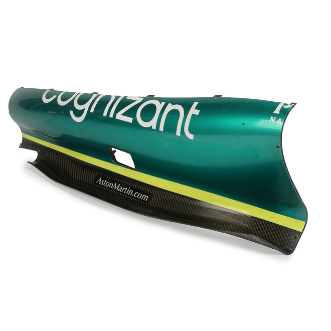 September Auction LOT 004 - Aston Martin 2022 Grand Prix Used RH Lower Sidepod Panel