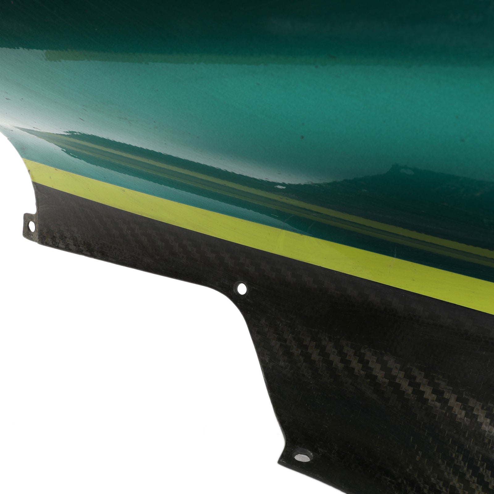 September LOT 004 - Aston Martin 2022 Grand Prix Used RH Lower Sidepod Panel