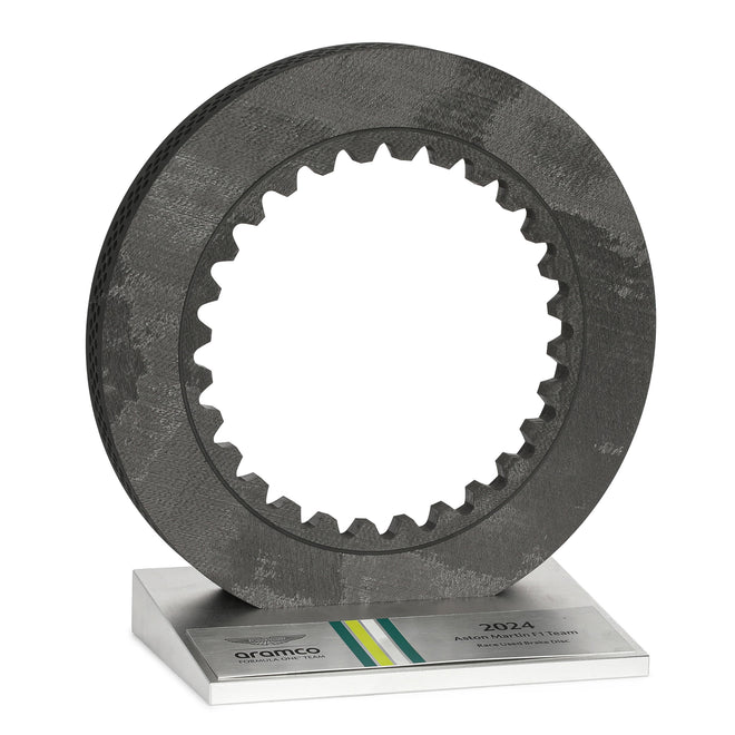 Aston Martin Aramco F1® Team Brake Disc on Display
