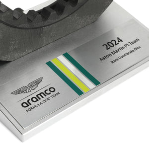 Aston Martin Aramco F1® Team Brake Disc on Display