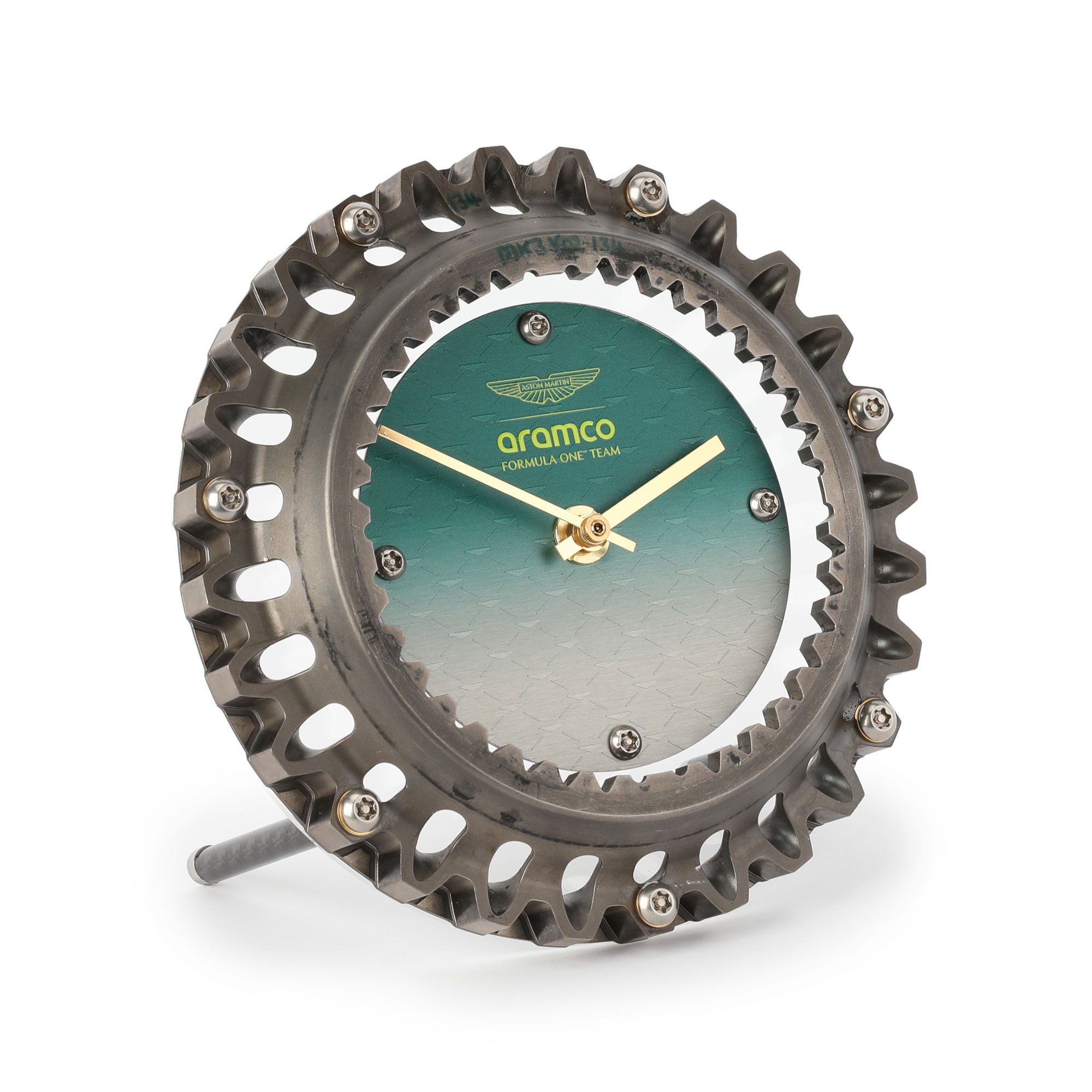 Aston Martin Aramco F1 Team Brake Disc Bell Clock