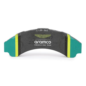 Aston Martin Aramco F1 Team branded brake pad display collectible