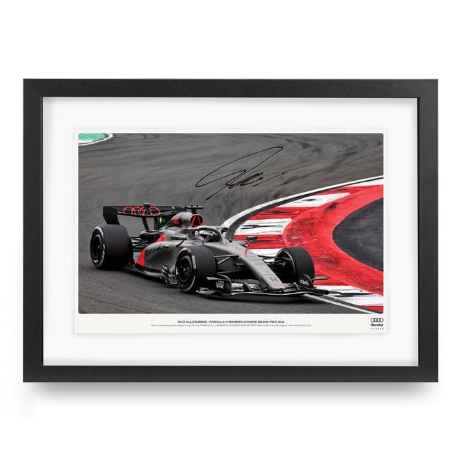 Audi Revolut F1 Team signed photo Nico Hülkenberg 2026 Japanese Grand Prix motorsport memorabilia