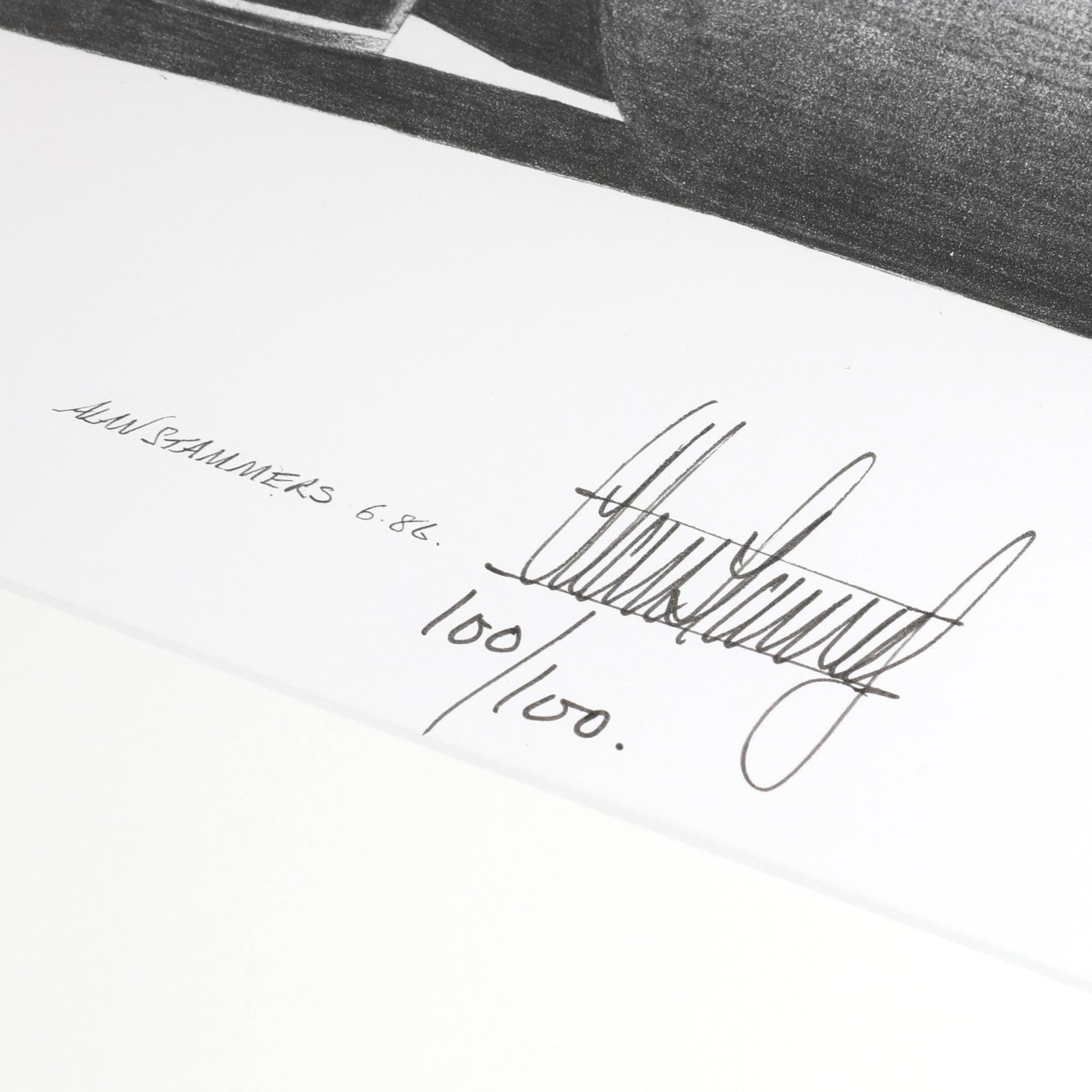 The Miami Auction LOT 012 - Ayrton Senna 1985 Lotus 97T Alan Stammers Print – Senna Signed