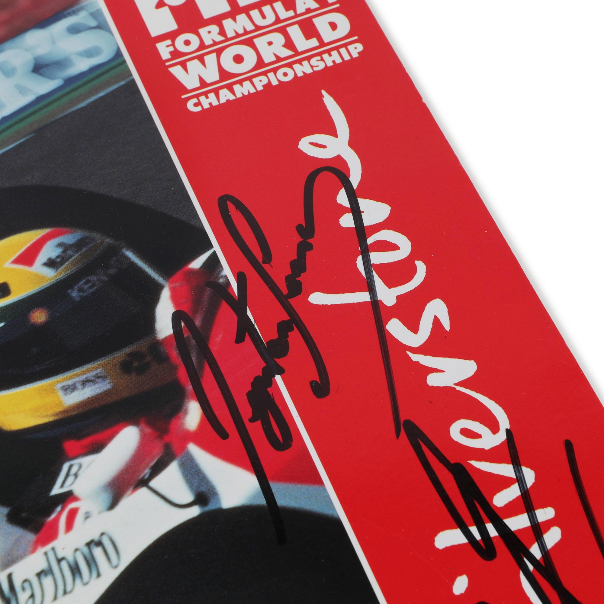 Ayrton Senna & Michael Schumacher Signed 1993 British GP Programme