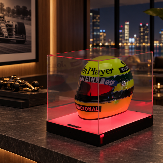 The Austin Auction LOT 026 - Ayrton Senna 1985 Official Replica Helmet