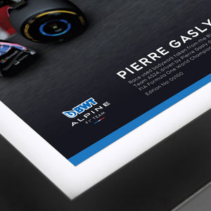 Pierre Gasly 2024 BWT Alpine Formula One™ Team Bodywork & Photo - Limited Edition