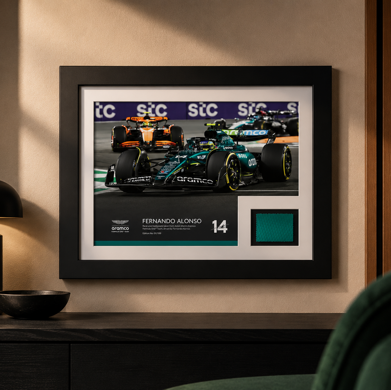 Limited-Edition Fernando Alonso Aston Martin Aramco F1 ® Team 2024 Bodywork & Photo – Saudi Arabia GP
