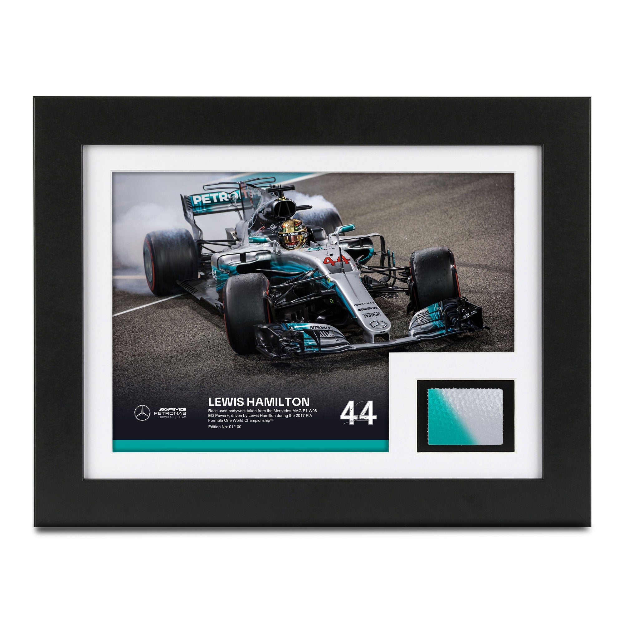 Limited Edition Lewis Hamilton 2017 Bodywork & Photo Abu Dhabi GP