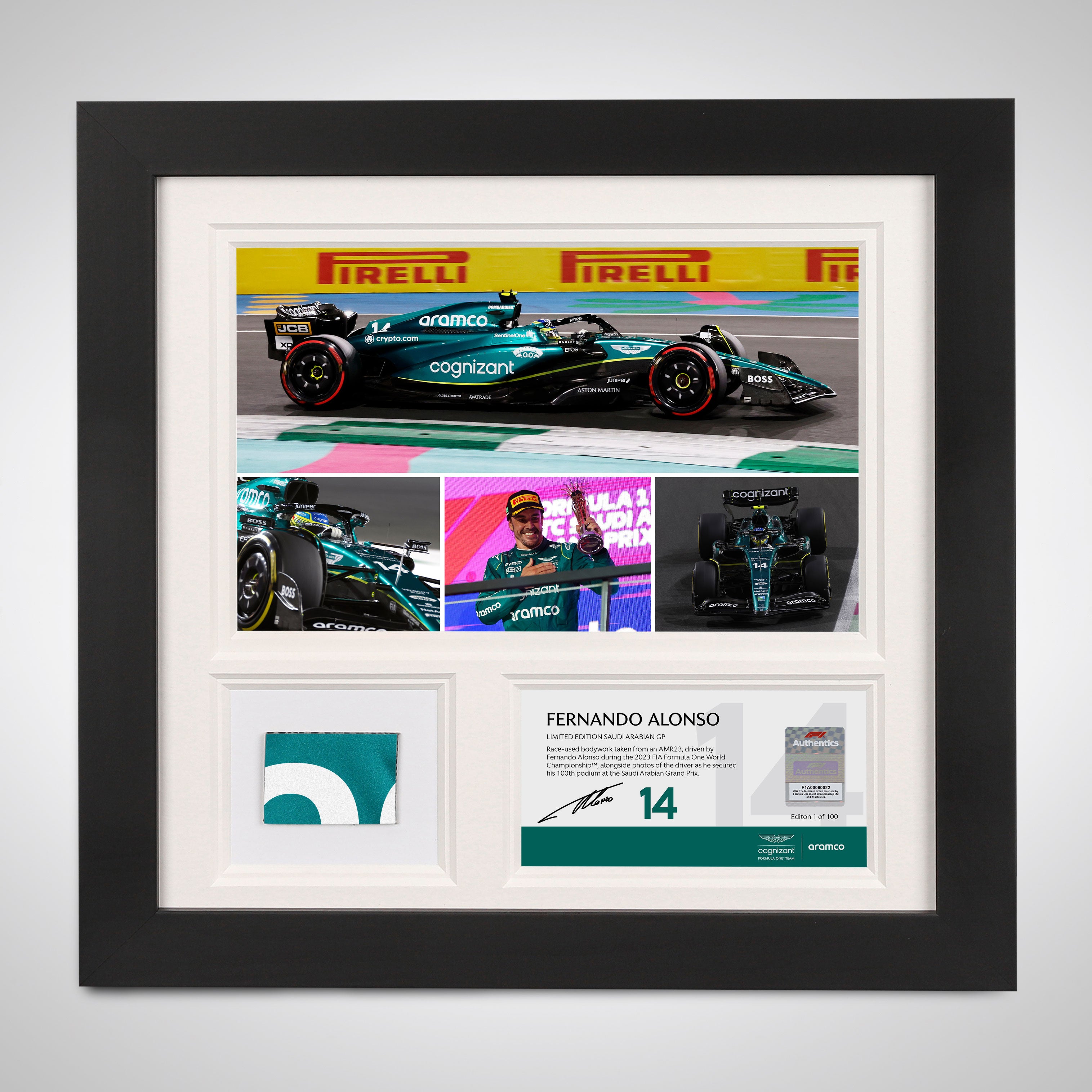 Limited-Edition Fernando Alonso 2023 '100th Podium' Bodywork & Photos - Saudi Arabian GP