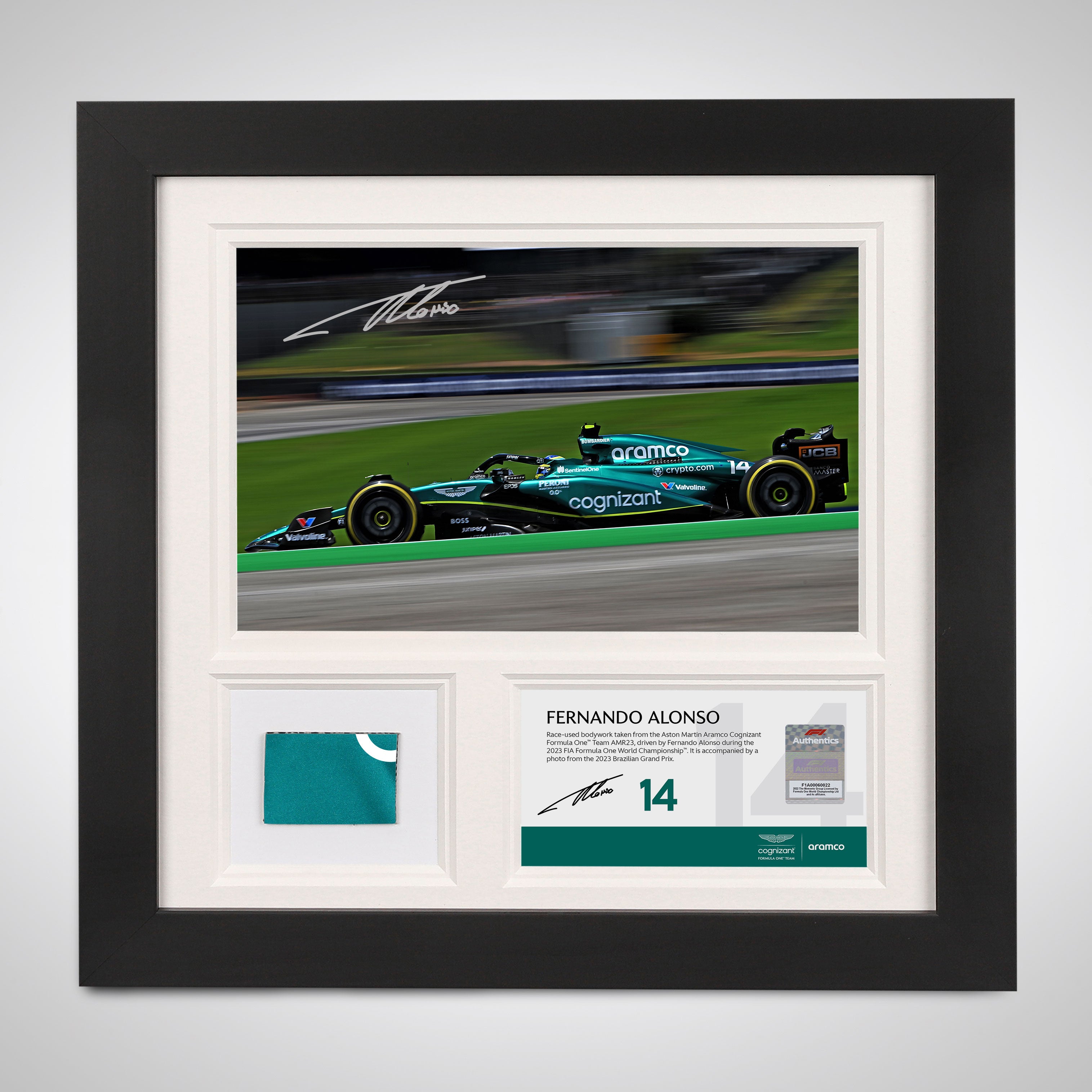 Aston Martin Aramco Cognizant F1 2023 Fernando Alonso Limited Edition Poster