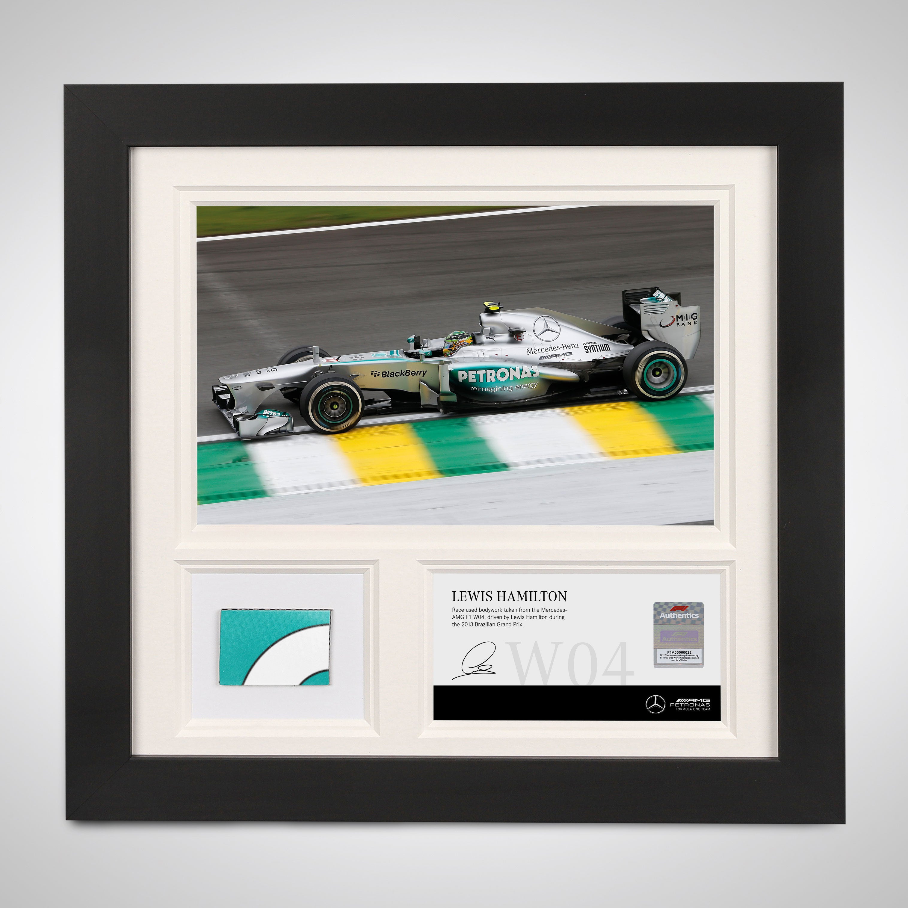 Lewis Hamilton 2013 Bodywork & Photo - Brazilian GP