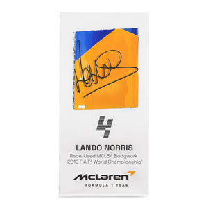 LOT 089 - Lando Norris 2019 Bodywork in Acrylic