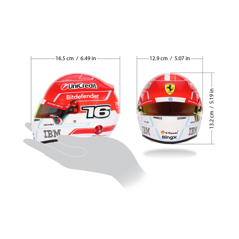 Charles Leclerc 2026 Season Ferrari 1:2 Scale Helmet