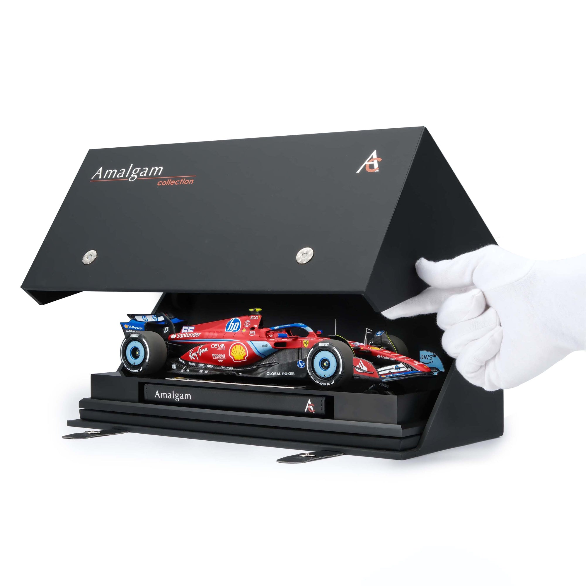 Carlos Sainz 2024 Ferrari SF-24 1:18 Scale Model Miami GP Edition