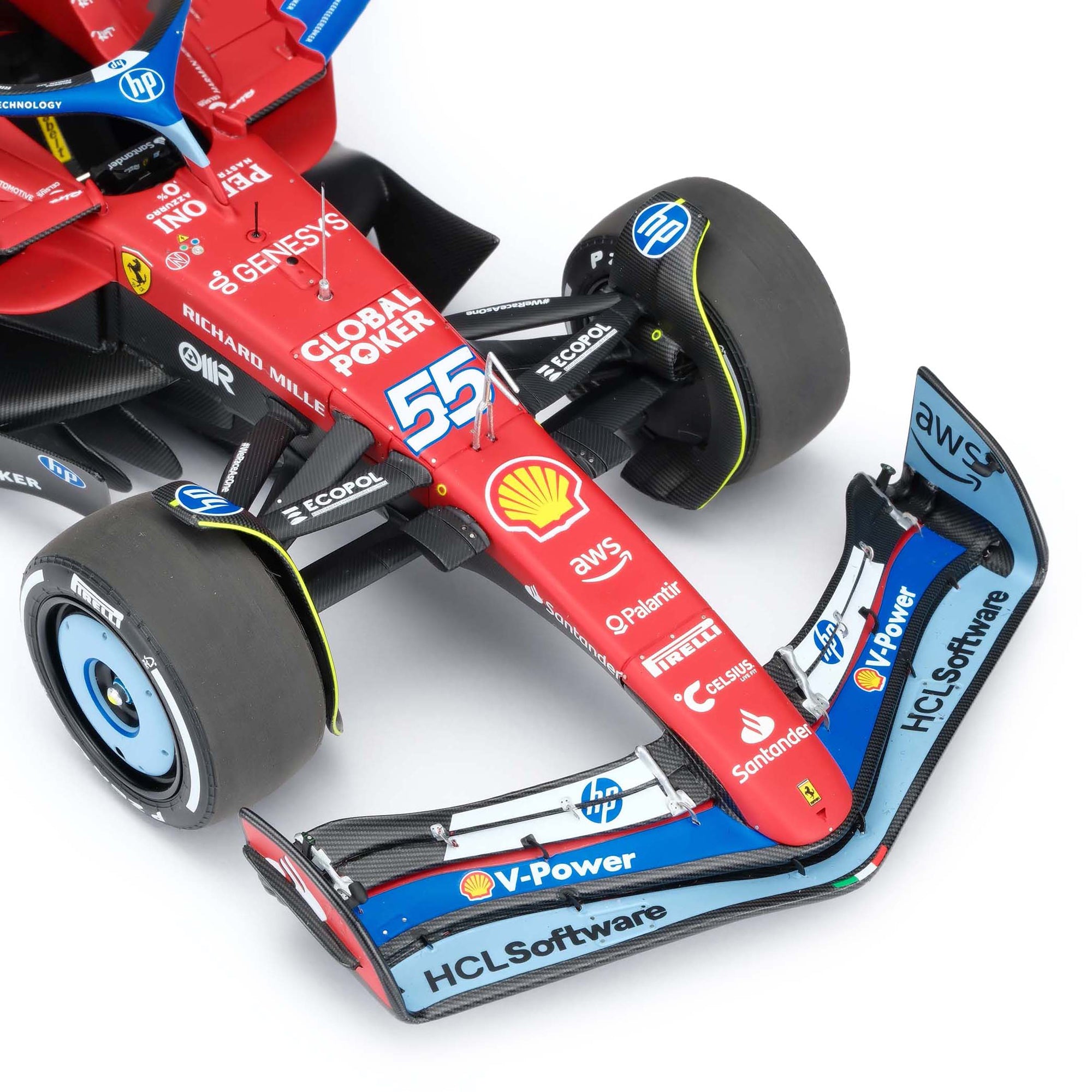 【中古】1/18 F1 フェラーリ SF-24 2024年 マイアミGP Carlos Sainz 2024 Ferrari SF-24 1:18 Scale Model Miami GP