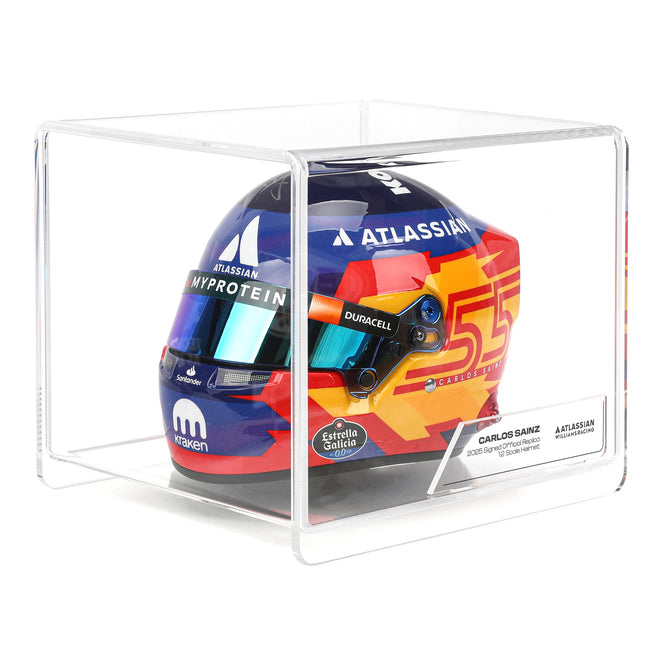 Carlos Sainz 2025 Signed 1:2 Scale Helmet