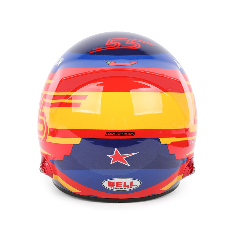 Carlos Sainz 2025 Signed 1:2 Scale Helmet