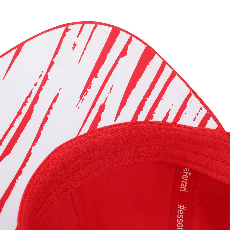 LOT 031 - Charles Leclerc & Carlos Sainz 2023 Signed Scuderia Ferrari Cap - Las Vegas GP
