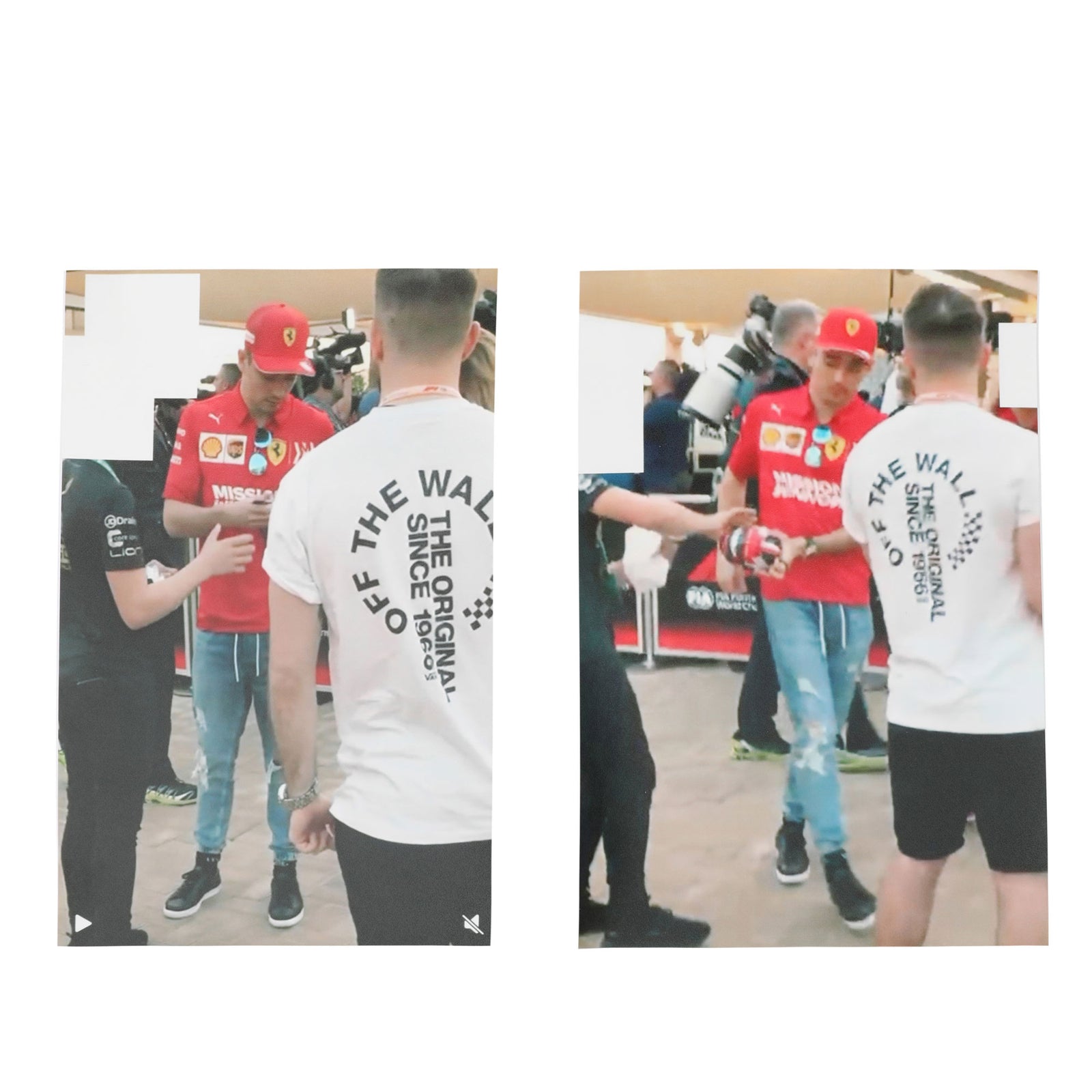 LOT 278 - Charles Leclerc 2019 1:2 Signed Mini Helmet