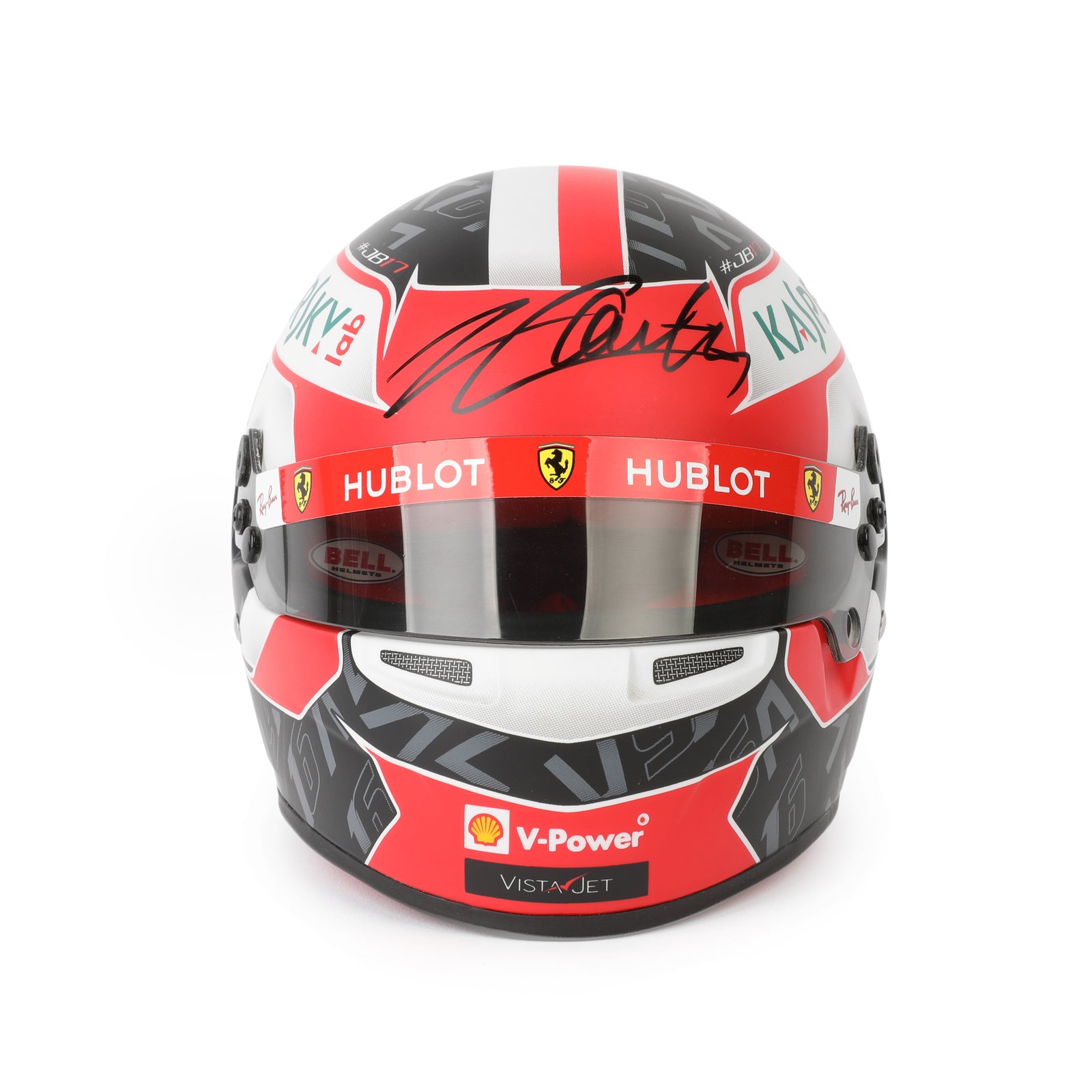 LOT 278 - Charles Leclerc 2019 1:2 Signed Mini Helmet