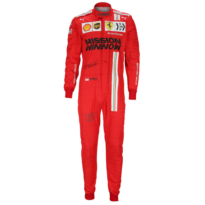 LOT 139 - Charles Leclerc 2021 Scuderia Ferrari Race Used Race Suit