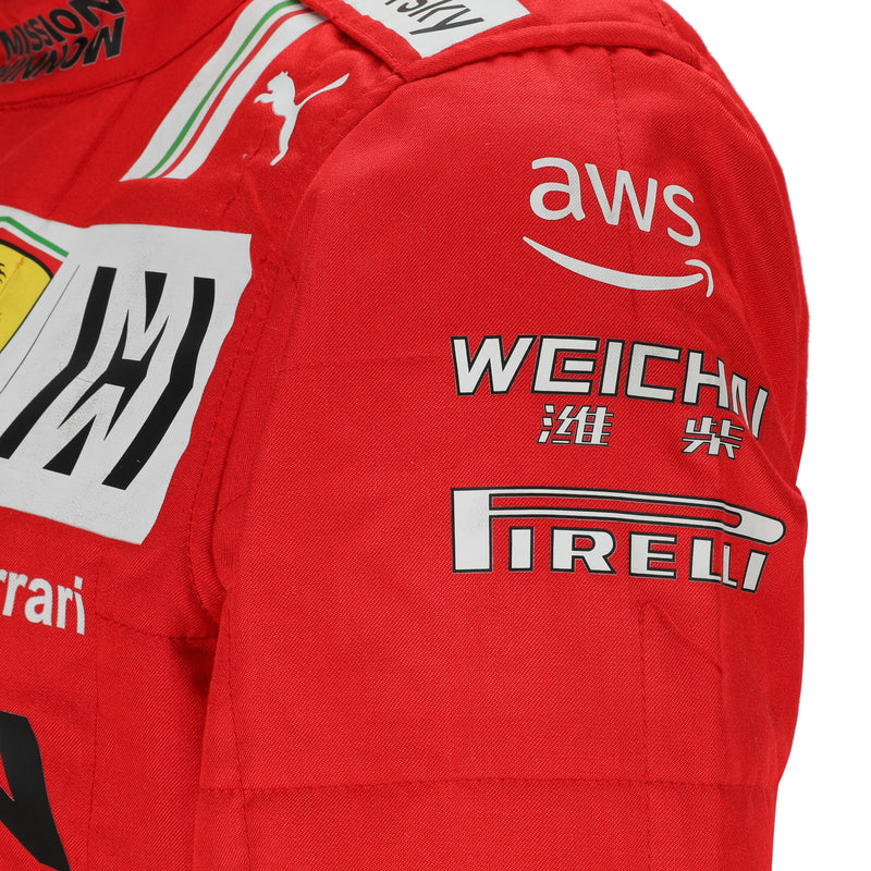 LOT 139 - Charles Leclerc 2021 Scuderia Ferrari Race Used Race Suit