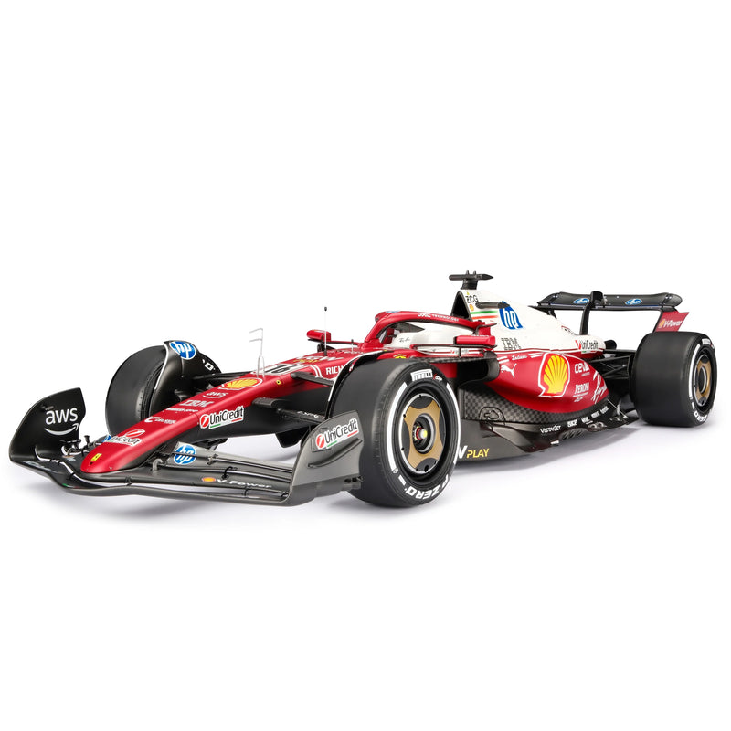 Charles Leclerc 2025 Ferrari SF-25 1:8 Scale Model - Italian GP Amalgam Collection