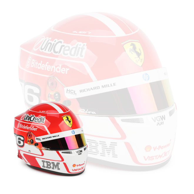 Charles Leclerc 2025 Season Ferrari 1:2 Scale Helmet