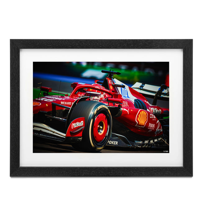 Charles Leclerc 2025 Ferrari Framed Photo - Mexican GP