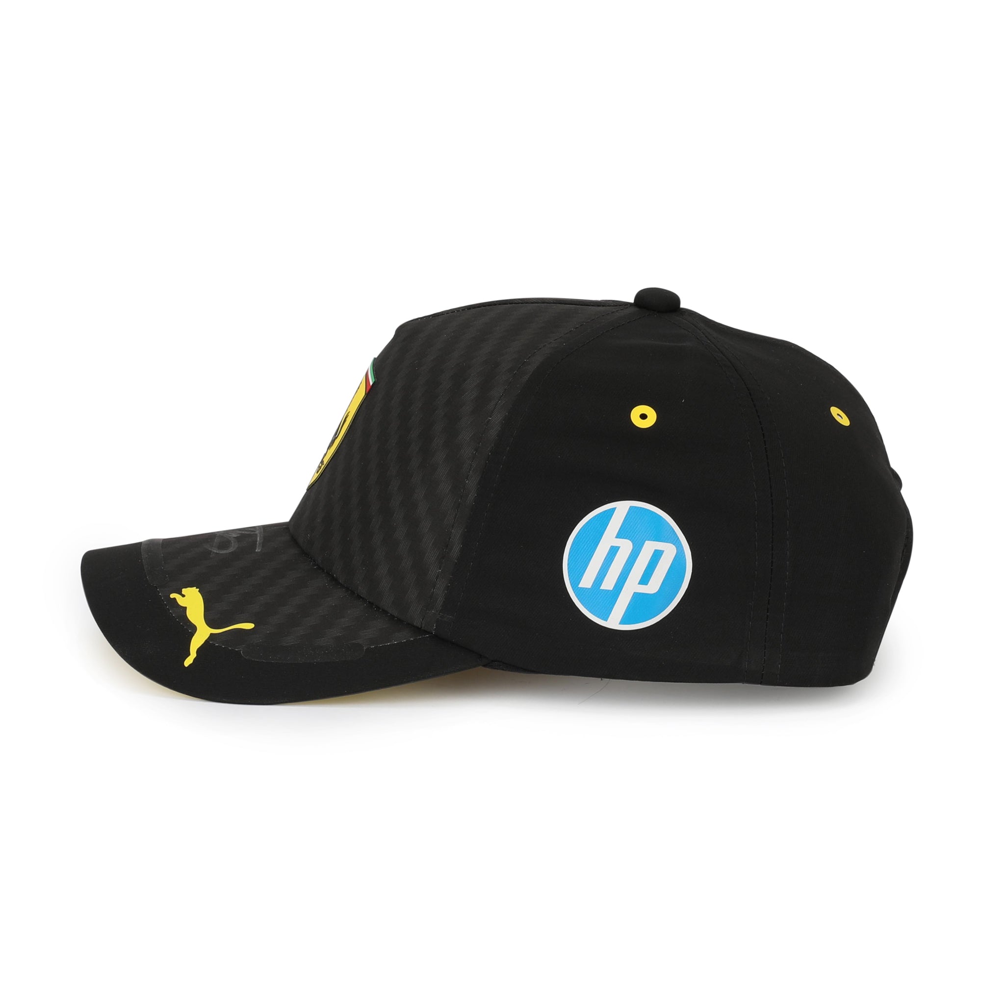 Charles Leclerc Ferrari Signed Cap – Black and Yellow Edition