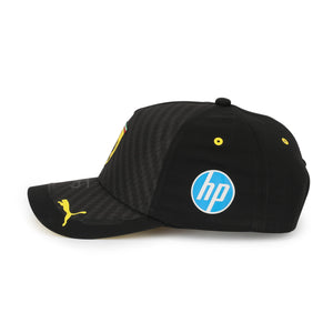 LOT 053 - Charles Leclerc Ferrari Signed Cap – Black and Yellow Edition